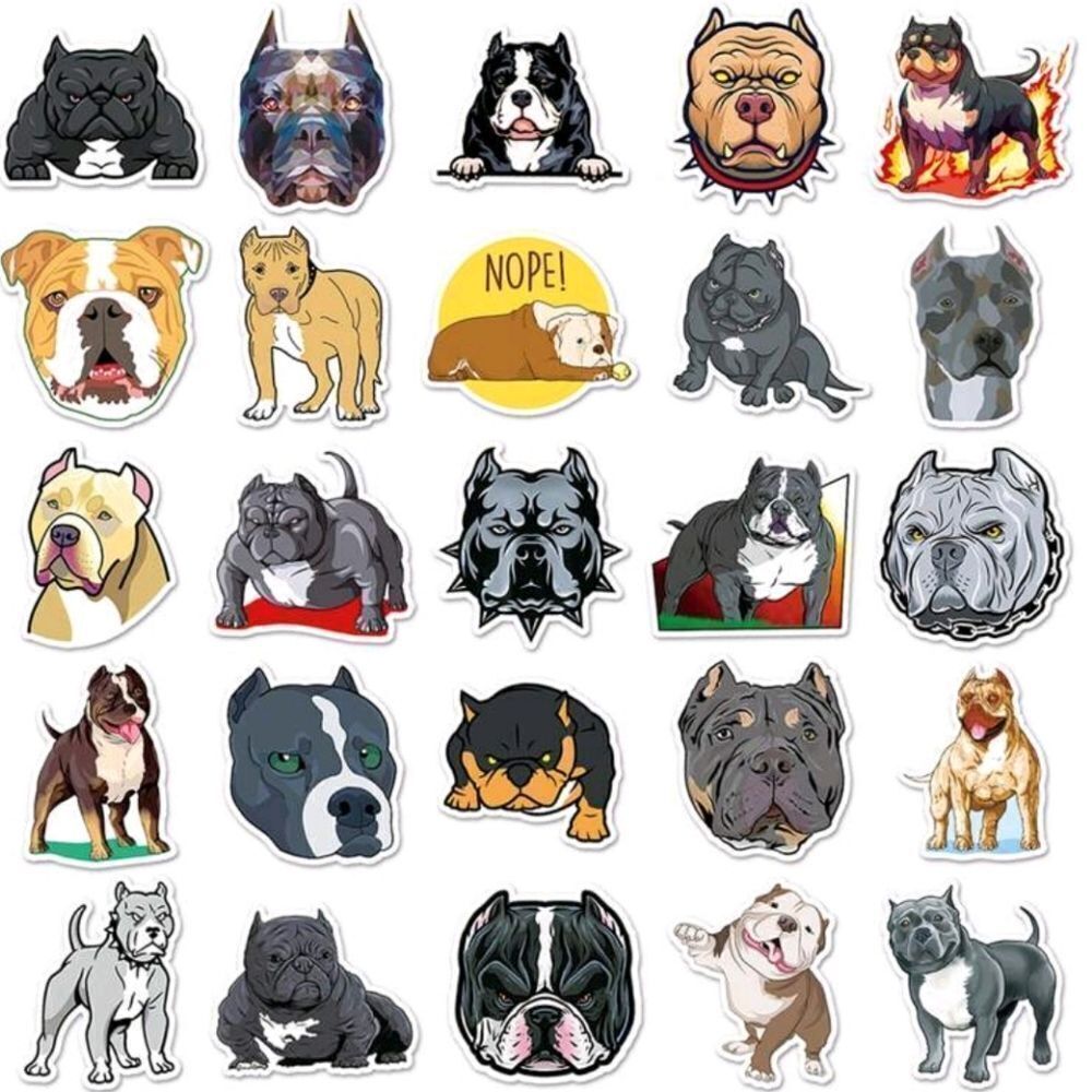 Assorted Bulldog Stickers - Picture 2 of 5